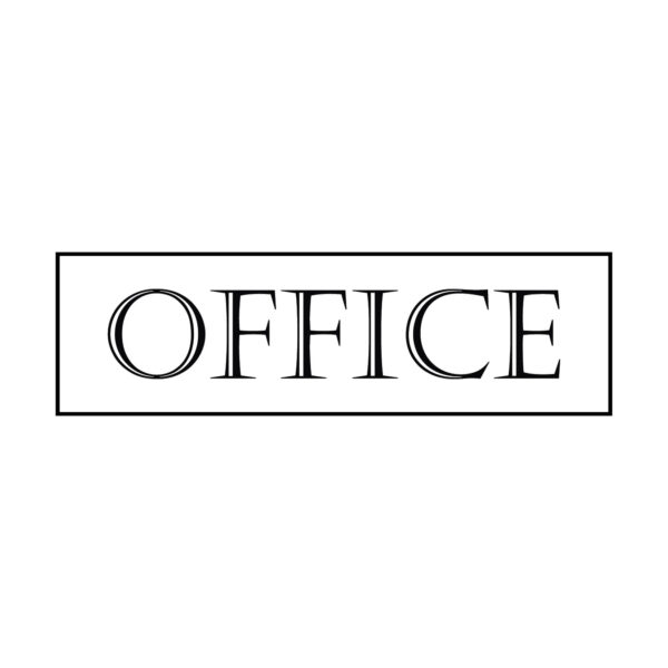 OFFICE Border Framed Vinyl Wall Decal 2