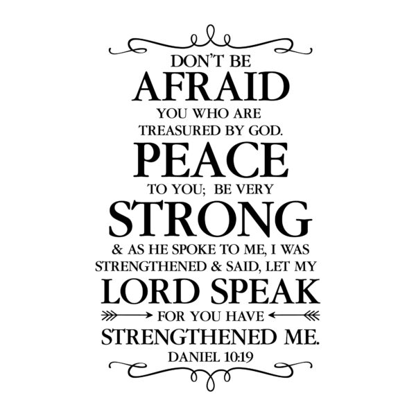 Daniel 10v19 Vinyl Wall Decal