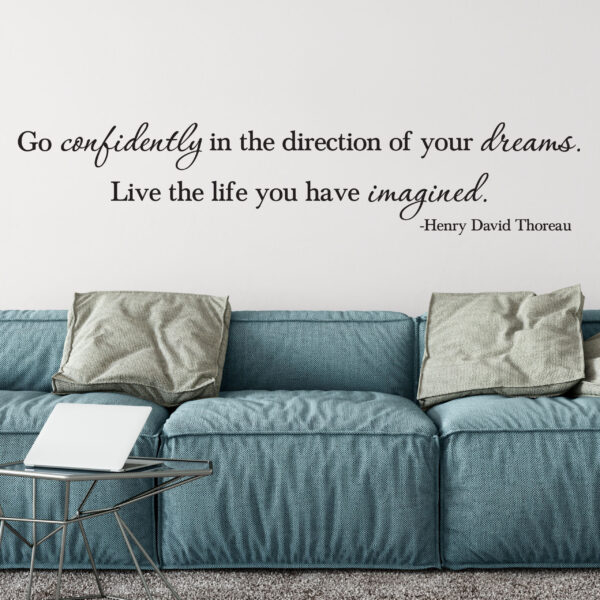 Go Confidently Vinyl Wall Decal
