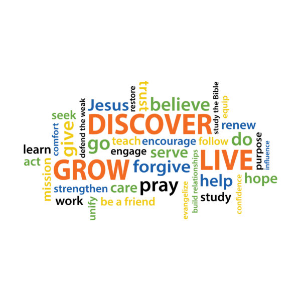 Discover Grow Live Vinyl Wall Decal