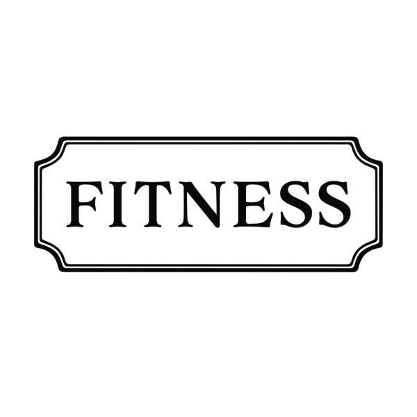 FITNESS Vinyl Wall Decal