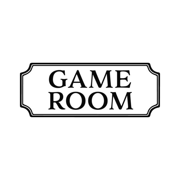 GAME ROOM Vinyl Wall Decal