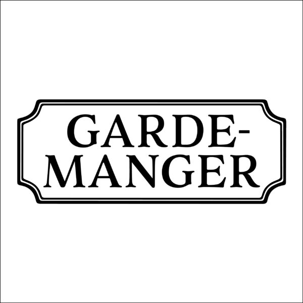 Garde-Manger French Pantry Vinyl Wall Decal