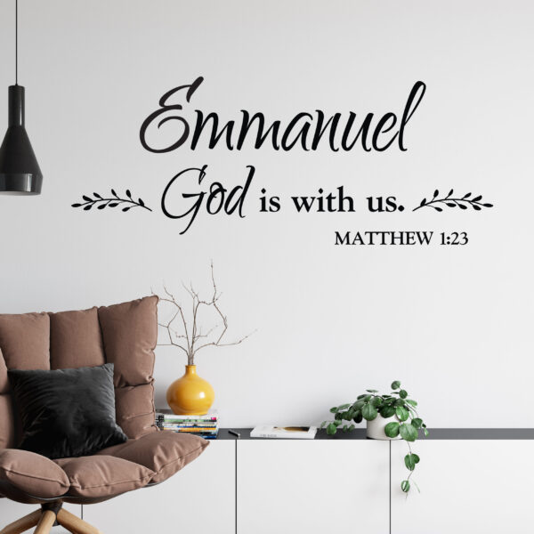 Matthew 1v23 Vinyl Wall Decal