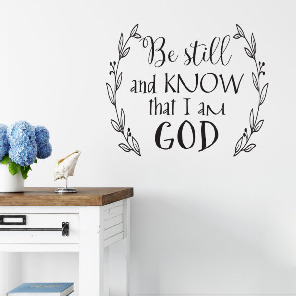 Psalm 46v10 Vinyl Wall Decal 9