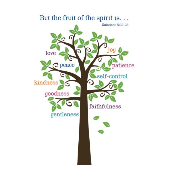 Galatians 5v22 Vinyl Wall Decal 11