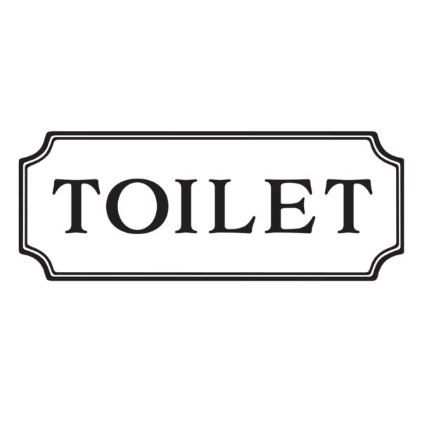 TOILET Vinyl Wall Decal