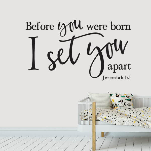 Jeremiah 1v5 Vinyl Wall Decal 29