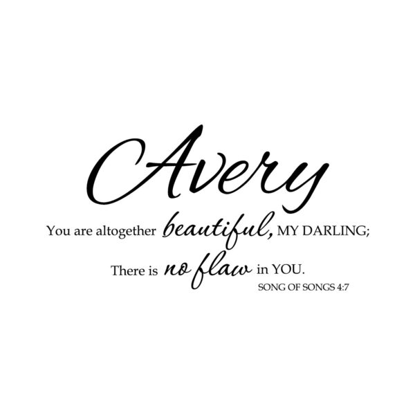 Custom for Vanessa 03-07-2023 Vinyl Wall Decal