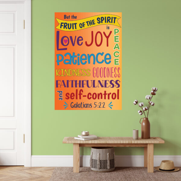 Galatians 5:22 Vinyl Wall Decal 12