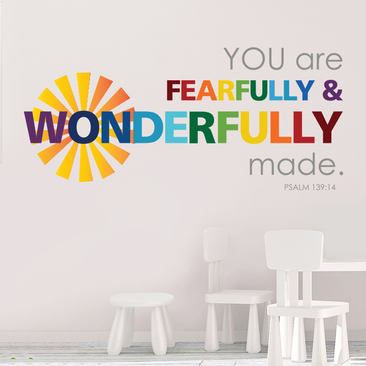 You are fearfully and wonderfully made - Psalm 139:14 - PS139V14-0031