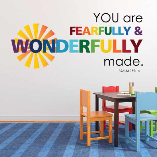 You are fearfully and wonderfully made - Psalm 139:14 - PS139V14-0032