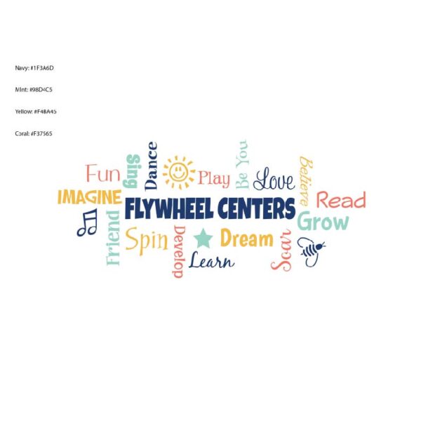 Custom for Flywheel- Vinyl Wall Decal Collage